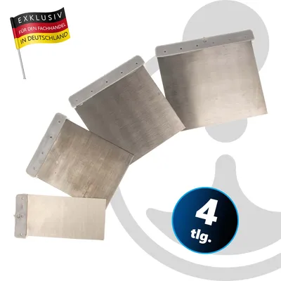 Obrázek produktu pro MASTERPROOF PROFESSIONAL Sada škrabek a stěrky, 4dílná, 50 / 80 / 100 / 120 mm, s ocelovým ostřím