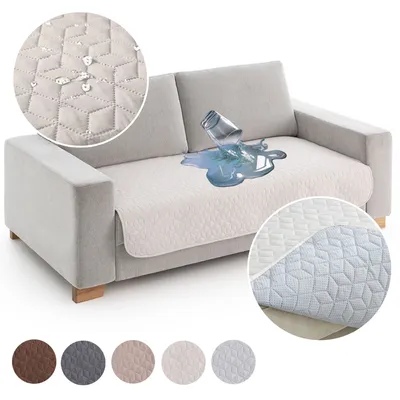 Produktbild von Wasserabweisend Bettdecke Abdeckung Läufer Abdeckung Schutz für Sofa Couch 90x220 cm CREME
