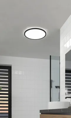 Produktbild von EGLO 74097 LED-Deckenleuchte Ø300 SW 4000K 'TESTARA-E'