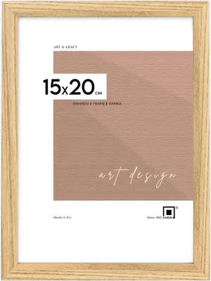 Obrázok produktu pre LUCA® Rámčeky, FDM, rám na obraz, farba dub, 15x20 cm
