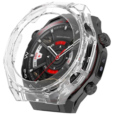 Produktbild von Smartwatch Hülle + Schutzglas für Huawei Watch Ultimate 2 Full Cover Transparent