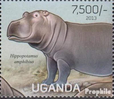 Produktbild von Briefmarken Uganda 2013 Mi 3044 (kompl.Ausg.) postfrisch Flusspferde