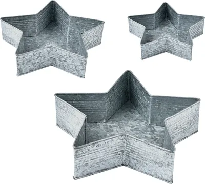 Image de set de 3 plateaux vintage Plateau de service Argent Déco Palomak