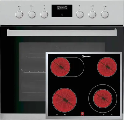 Bauknecht HEKO PROFI 5500 (HIS3 EP8V2 IN + CHR 9642 IN), Medium, Elektrischer Ofen, 65 l, 65 l, Multitech, 1400 W