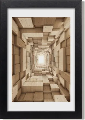 Produktbild von Bild 20x30 MDF-Rahmen, Wandkunst Abstraktion
