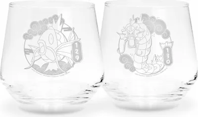 Produktbild von POKEMON 2 Glass Set Magikarp & Gyarados