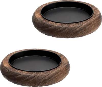 Produktbild von Runde Holzkerzenplateaus für dekorative Tafeldekorationen und mehr