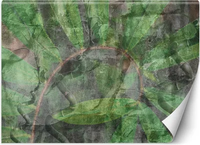 Produktbild von Vlies fototapete Tropische Pflanzen 368x254 cm Feeby Grün inkl. Kleber einfache Montage
