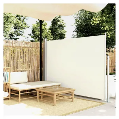 Produktbild von Terrassenmarkise Cremefarben 170x300cm, UV- und wasserbeständig, mit automatischer Rückrollfunktion
