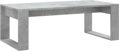 Immagine prodotto di Tavolino in cemento grigio 102x50x35 cm materiale a base di legno