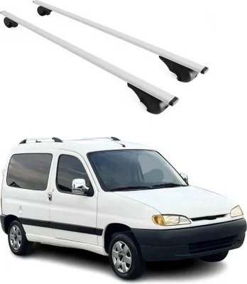 Produktbild von Dachträger Gepäckträger für Peugeot Partner 1997-2003 Grundträger Metall Grau 2x