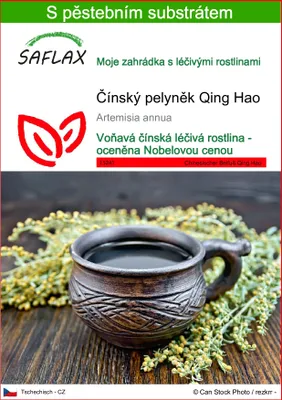 Obrázek produktu pro SAFLAX - Čínský pelyněk Qing Hao - Artemisia annua - 250 Semena - S pěstebním substrátem bez klíčků
