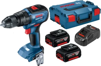 Immagine prodotto di Bosch GSB 18V-50 avvitatore a impulsi a batteria 18V, 2xGBA 18V 5,0Ah, L-BOXX 136