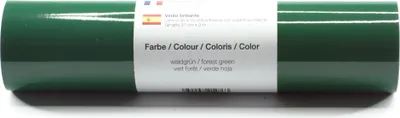 Produktbild von Kreativplotter Vinylfolie glänzend WALDGRÜN 21x300 cm