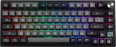 Zdjęcie produktu dla Epomaker Th80 Se Klawiatura Mechaniczna 75% Rgb Hot-Swap Bluetooth Czarna