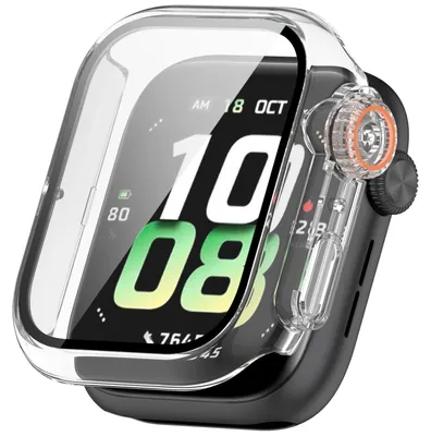 Obrázok produktu pre Plastové puzdro na hodinky Honor Watch 5 + tvrdené sklo H9 Transparent