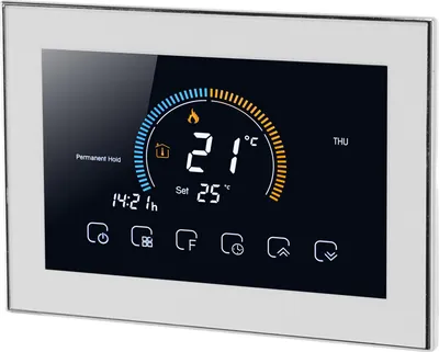 Image de BHT 8000 GB Smart thermostat programmable -application vocale -place de contrôle avec écran LCD -touch screen Blanc ?