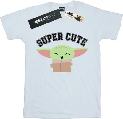 Produktbild von Star Wars - "The Mandalorian Super Cute" T-Shirt für Herren BI47235 (XL) (Weiß)