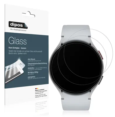 Zdjęcie produktu dla 2x folia ochronna do Samsung Galaxy Watch 6 44mm matowa - folia antywstrząsowa 9H dipos Glass szkło plastikowe