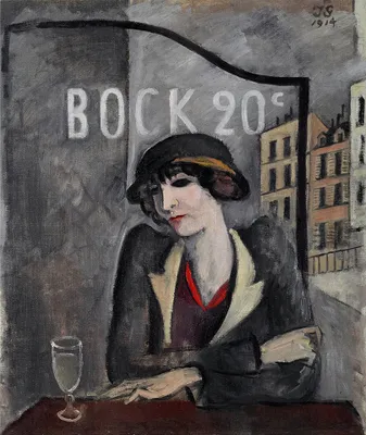 Produktbild von Legendarte - Kunstdruck auf Leinwand - In The Outskirts of Paris Jozeps Grosvalds - Wanddeko, Canvas cm. 50x60