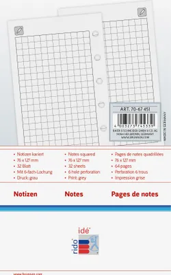 Produktbild von 2026 Rido Notizen Timing 3 A7 4003273745339