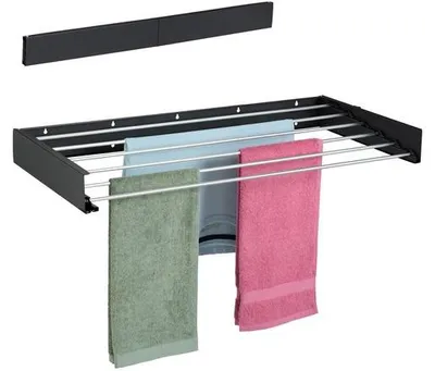 Produktbild von Famanu Wandtrockner Platzsparend - Schwarz, 15 x 100 x 50 cm