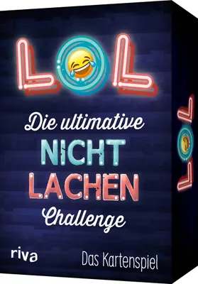 Produktbild von RIVA AUDIO, Die ultimative Nicht-lachen-Challenge, Partyspiel für Kinder und Erwachsene ab 8 Jahren