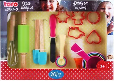 Produktbild von 20-teiliges Kinderbackset in Rot