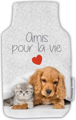 Image de Housse de bouillotte Amis pour la vie
