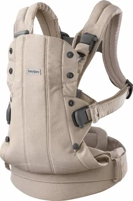 Produktbild von BabyBjorn BabyBjörn Harmony Woven Mélange kantoreppu, Light beige