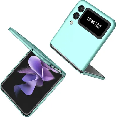 Obrázek produktu pro Samsung Z Flip3 5G Pouzdro, tenké tvrdý PC odolné proti poškrábání pouzdro pro Samsung Galaxy Z Flip 3 5G modré