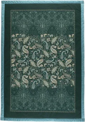 Produktbild von Plaid 135 x 190 cm - Hochwertige Baumwolldecke mit stilvollem Muster