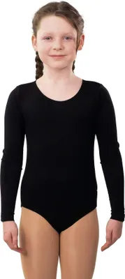 Immagine prodotto di Corpo manica lunga corpo nero sportivo bambini costume carnevale 104/110