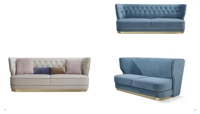 Immagine prodotto di Divano a 3 posti, divani in tessuto, divano di design divani imbottiti
