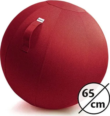Zdjęcie produktu dla Piłka do siedzenia Backerz, ergonomiczna, 65 cm, piłka do ćwiczeń z obciążeniem, fotel-piłka