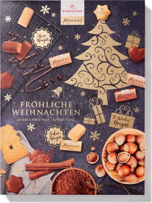 Produktbild von Adventskalender NOUGAT von J.G. Niederegger, 500g