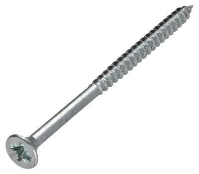 Produktbild von Spanplattenschrauben Senkkopfschraube Pozi N°3 6X100 Teilgewinde Verzinkt