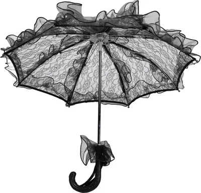 Productafbeelding van Hoogwaardige parasol, met de hand gemaakt, geschikt voor bruiloften, bruid, elegant, decoratief, fotorekwisiet voor feesten, zwart