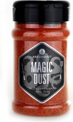 Immagine prodotto di Ankerkraut Magic Dust BBQ Rub miscela di spezie per marinata secca in uno shaker 230 g