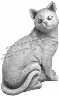 Obrázok produktu pre Záhradná dekorácia Cat Terrace Stone Figures Figure Decoration Statue Sculpture 103122