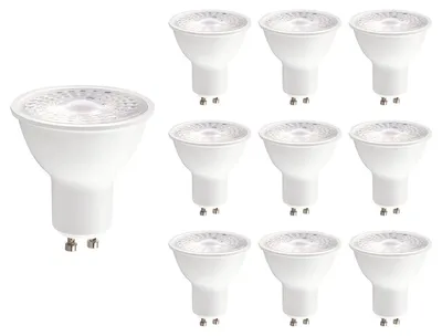Produktbild von Kobi GU10 LED Spot Lampe 3W 300lm 4000K 230V 10 Stück