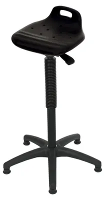 Produktbild von STIER Stehhilfe mit Gleitern Sitzhöhe 570-820 mm PolyurethanSitz mit Tragegriff