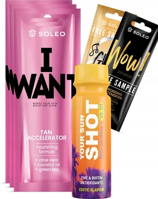 Obrázek produktu pro Soleo I Want 3x15ml urychlovač opalování +