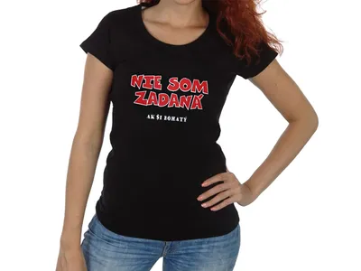 Obrázok produktu pre Tričko Nie som zadaná - veľkosť S