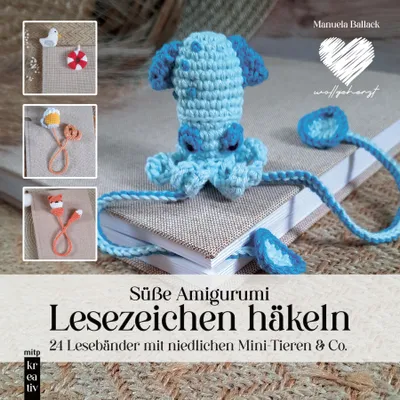 Produktbild von Amigurumi-Lesezeichen häkeln