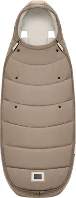 Produktbild von Cybex Platinum Fußsack Cozy Beige/Beige – weicher Teddyfleece, wasserabweisend, kompatibel mit Priam, e-Priam & Mios Kinderwagen