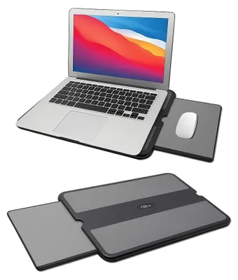 Immagine prodotto di Omgoods - Sottopad per laptop - Supporto portatile per laptop con tappetino per mouse