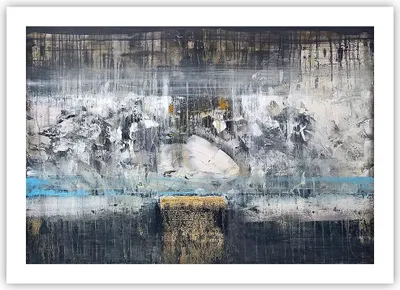 Produktbild von Poster - Poster ohne Rahmen - Abstraktion modern - 70x50 cm - Wand Bild - Wanddeko - Wandbilder - Kunstposter - Wandposter - Bilder - Kunstdruck - Wanddekoration - Wandbild - P2XAA70x50-3474