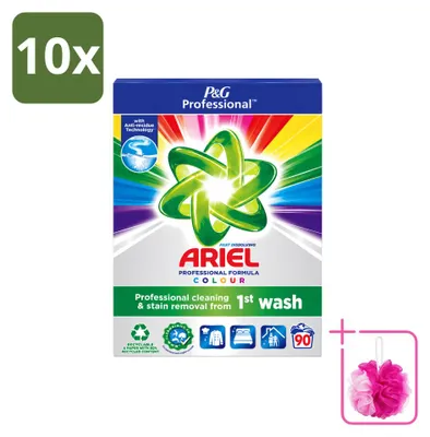 Produktbild von 10 x Ariel Professional Color Waschmittel - Buntwäsche - 5,4 kg - Sparpackung - 10 Stücke