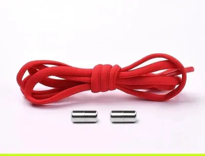 Produktbild von CHPN – Elastische Schnürsenkel – Rote Schnürsenkel – Elastische Kinderschnürsenkel – Sportschnürsenkel – Elastische Schnürsenkel – Mit Verschluss – 0,5 cm – 100 cm